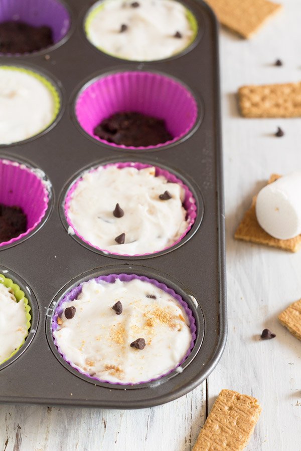 vegan s'mores ice cream cupcakes via @ExSloth | ExSloth.com