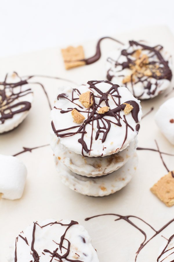 vegan s'mores ice cream cupcakes via @ExSloth | ExSloth.com