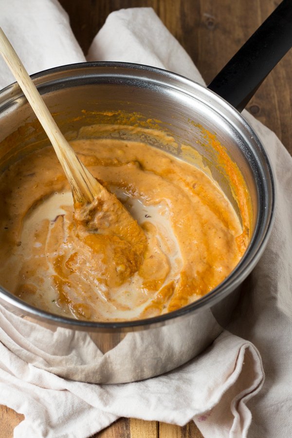 20 minute savoury pumpkin soup that's a little spicy but just as cozy and creamy as the original (vegan | gluten free | paleo) via ExSloth.com