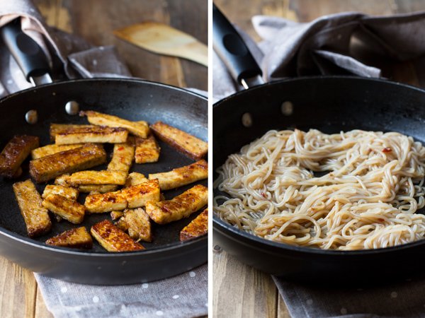 These baked rice paper rolls are hearty, flavourful , slightly crispy and perfectly sweet and spicy. A great gluten-free and vegan alternative to traditional spring rolls. via ExSloth.com