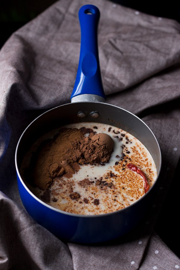 This tequila spiked Mexican hot chocolate is thick, creamy and perfectly spiced with a little kick from the tequila. It's also vegan, gluten-free and paleo (if you use 100% agave tequila) via ExSloth.com