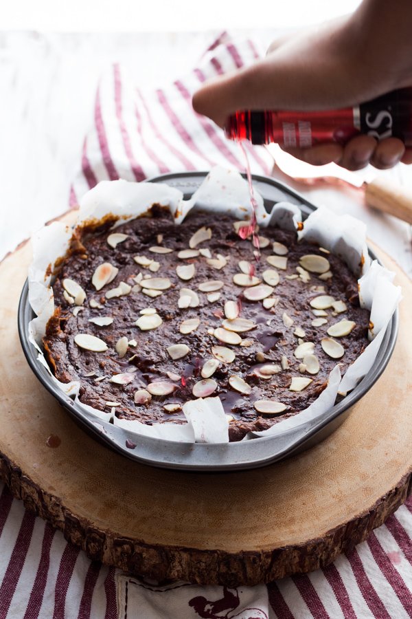 This vegan Trinidad black cake is moist, dense and filled with fruits and alcohol. The perfect vegan alternative to a traditional Christmas favourite via ExSloth.com