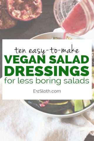 10 easy-to-make vegan salad dressing for more exciting vegan lunches and dinners | ExSloth.com